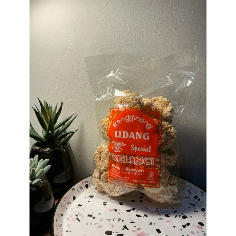 

Rengginang Udang Kelinci 250 gr Asli