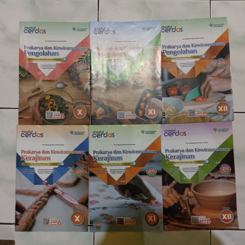 LKS Prakarya dan Kewirausahaan PKWU pengolahan kerajinan untuk SMA kelas 10 11 12  kurikulum merdeka