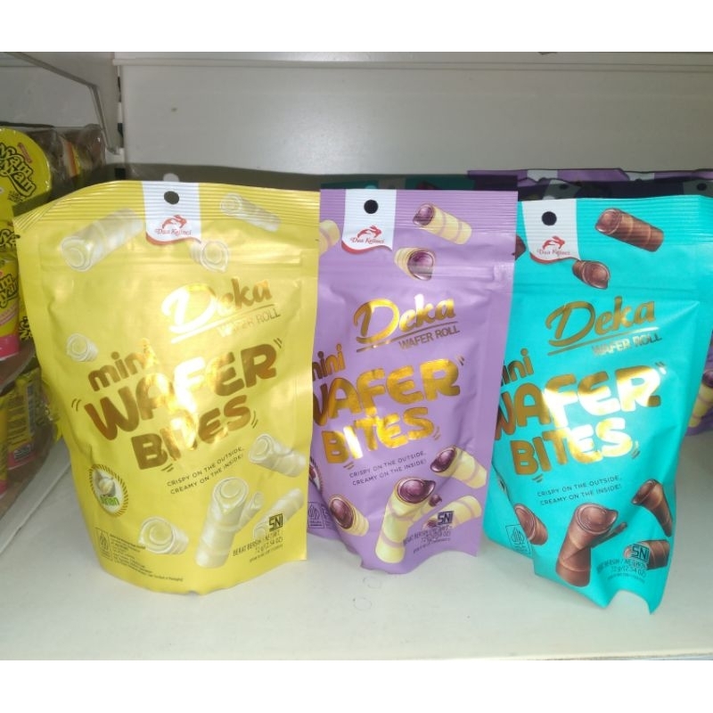 

DEKA Mini Wafer Bites 72 gram Jajanan Snack Anak Enak Halal