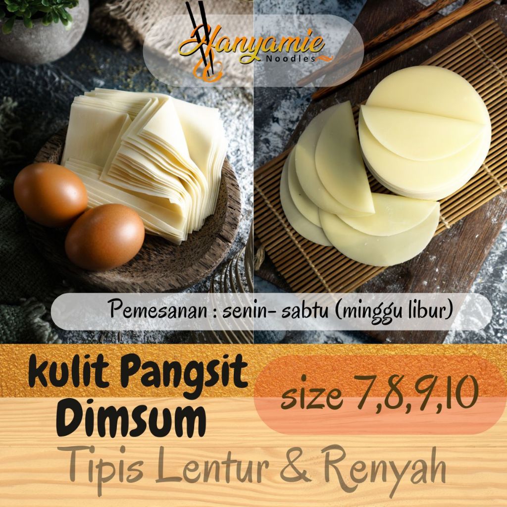 

kulit pangsit dimsum siomay bulat kotak