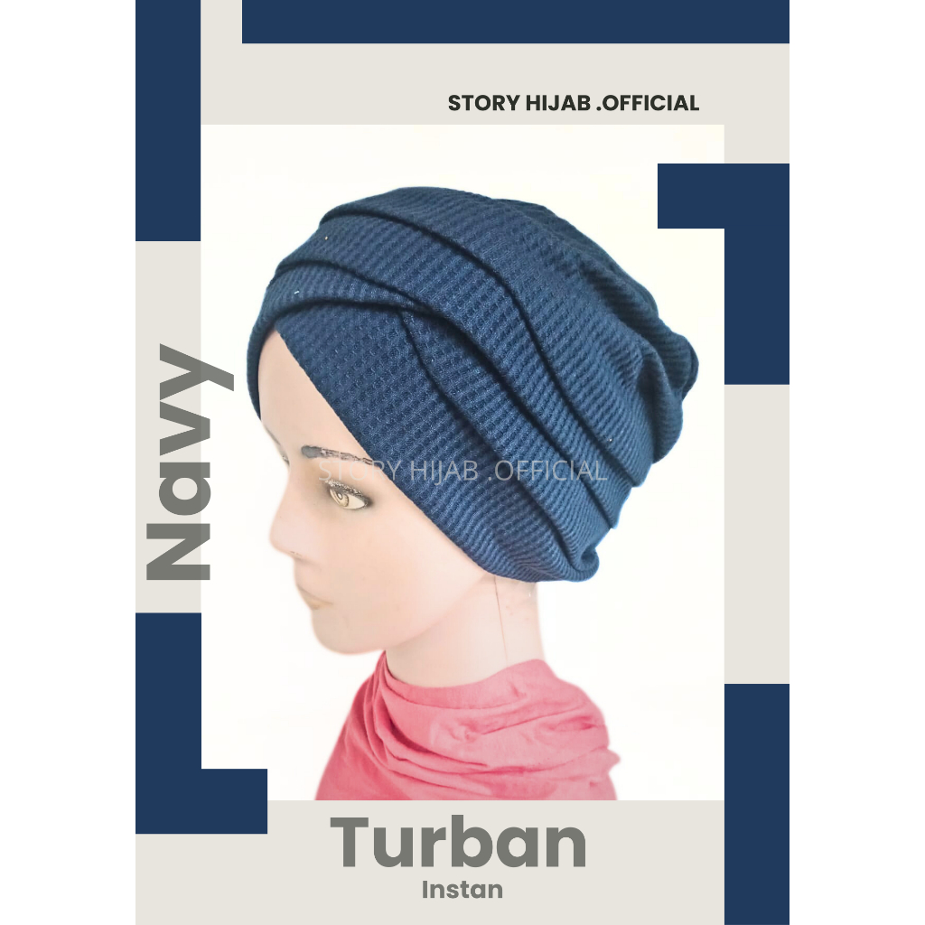 STORY HIJAB - Jilbab Turban Turki Topi Turban Nenek Bahan Tebal Tidak panas Nyaman Di Pakai