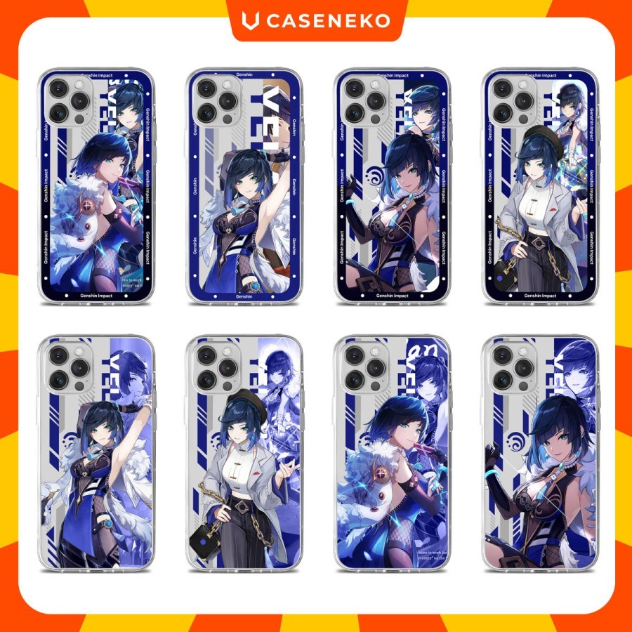Custom Casing Yelan Genshin Impact Phone Case Semua Tipe HP