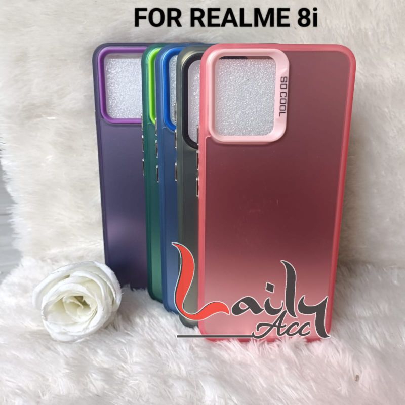 SOFT CASE IMD SO COOL REALME 8i SILIKON HARDCASE HOLOGRAM