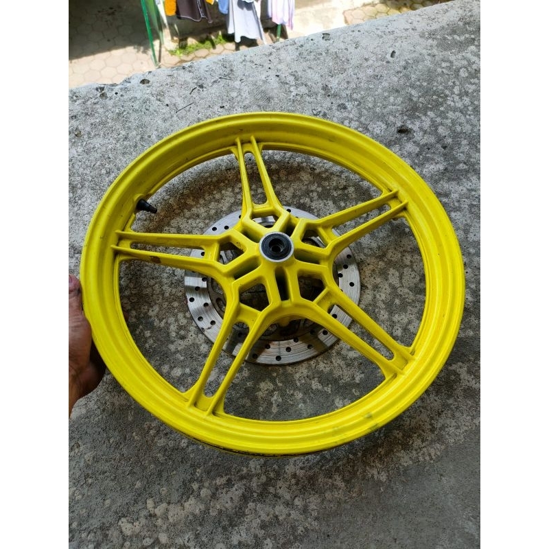 velg roda depan original yamaha mx king 150