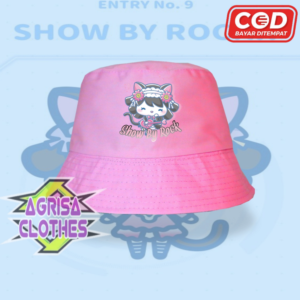TOPI BUCKET HAT KARAKTER SHOW BY ROCK ANAK TOPI BUCKET