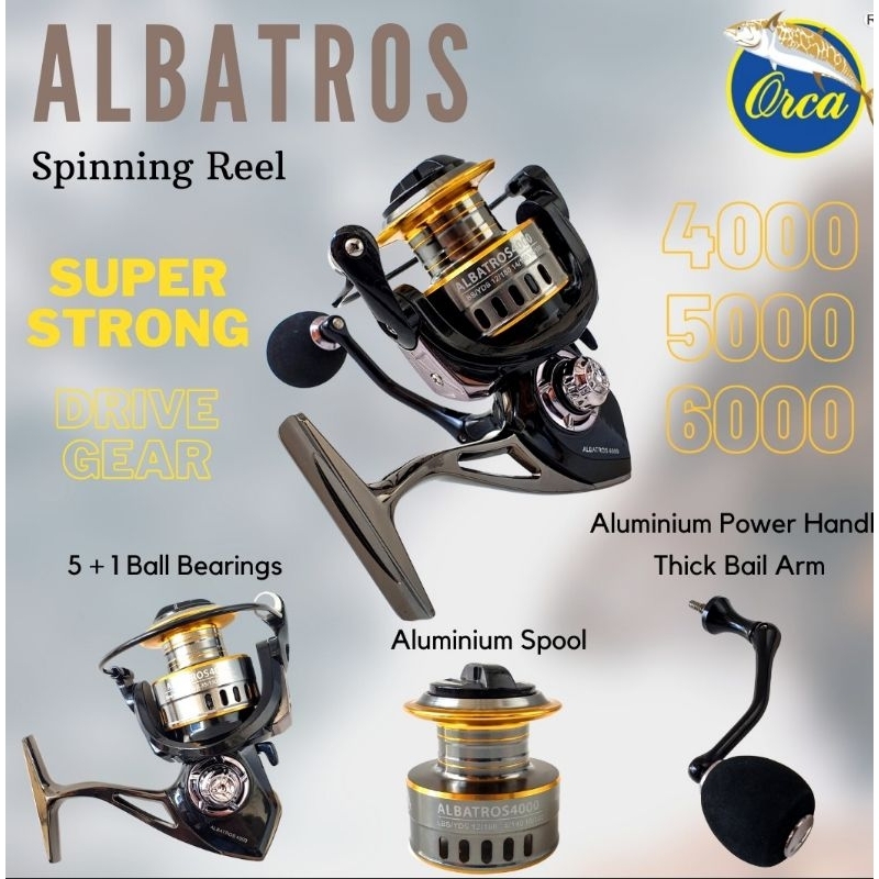 REEL PANCING POWER HANDLE ALBATROS 4000 5000