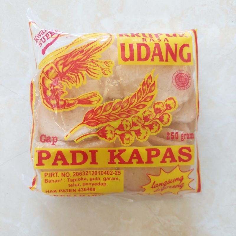 

Kerupuk Udang Padi Kapas 250gr