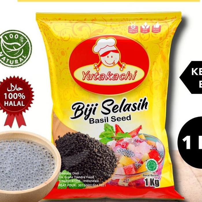 

BIJI SELASIH / BASIL SEED / YUTAKACHI REPACK 100 GRAM