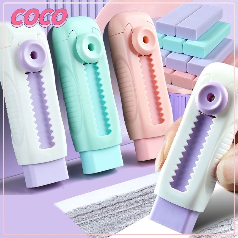 

Sliding Eraser/Penghapus Mekanik/Hapusan Mekanik Warna Lucu Tidak Meninggalkan Serpihan-coco_market