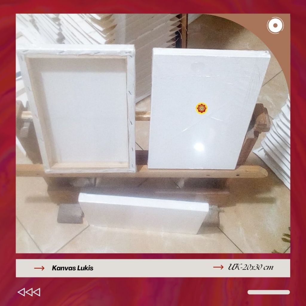 

KANVAS LUKIS 20X30 CM | WHITE - HIGHT QUALITY |ACRYLIC OR OIL | Murah Berkualitas