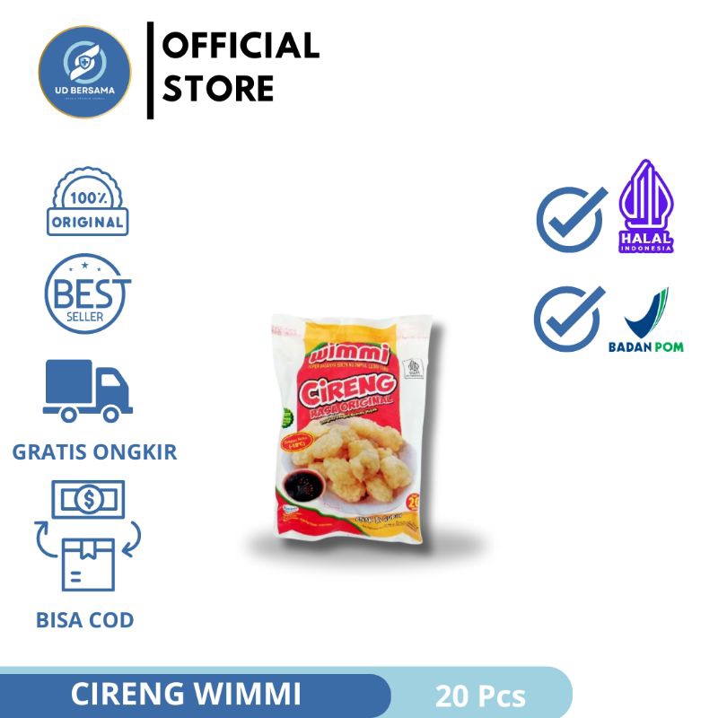 

WIMMI Cireng Original Frozen Food isi 20 Pcs Ditambah Bumbu Rujak