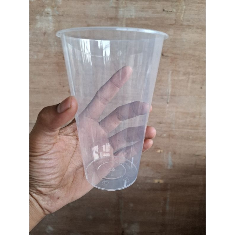 Gelas Plastik Bening Transparan | Gelas kopi Bening 12oz 14oz 16oz