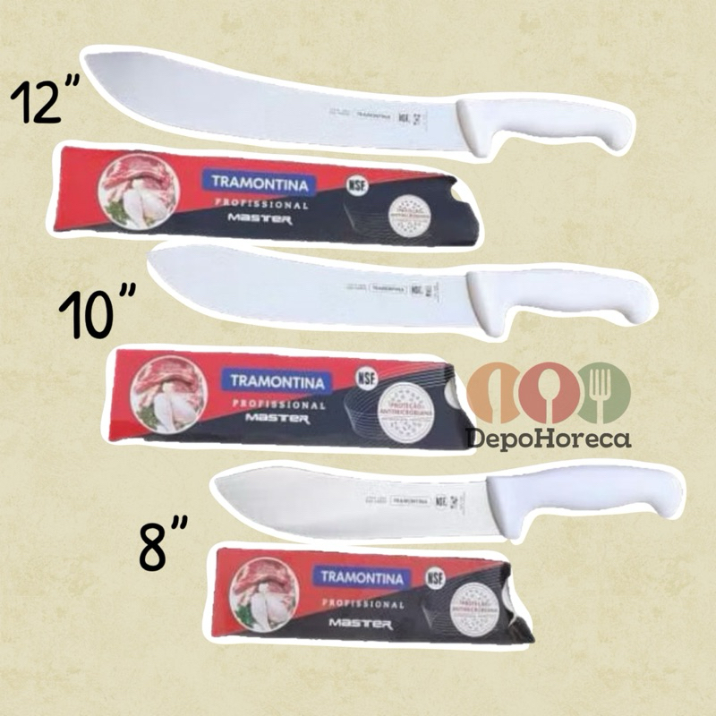 TRAMONTINA Pisau sembelih Bullnose 24611 / Butcher Knife