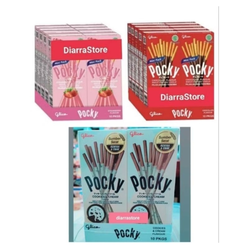 

3 Box Pocky Mini Stick Isi 30 pcs (paket bundle) / Glico Pocky Pejoy