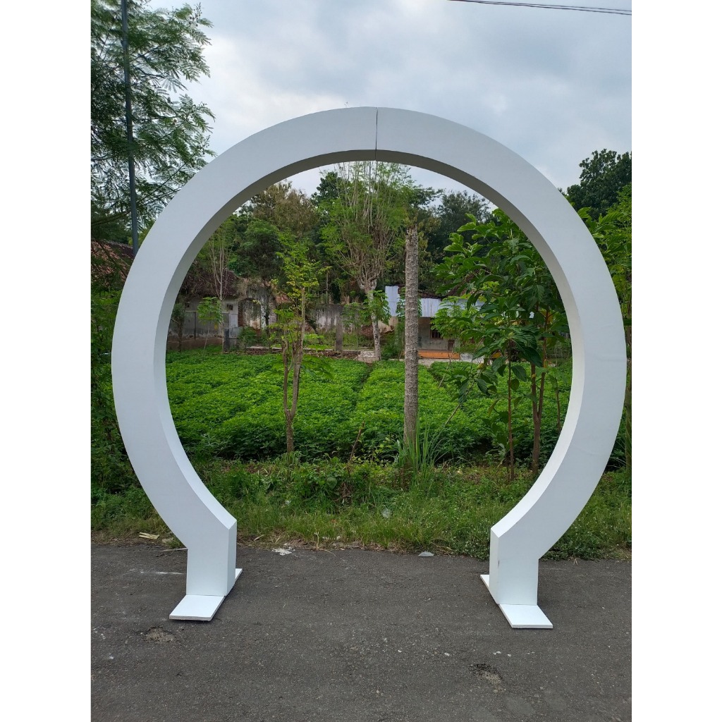 lorong pergola gate masuk dekorasi pelaminan