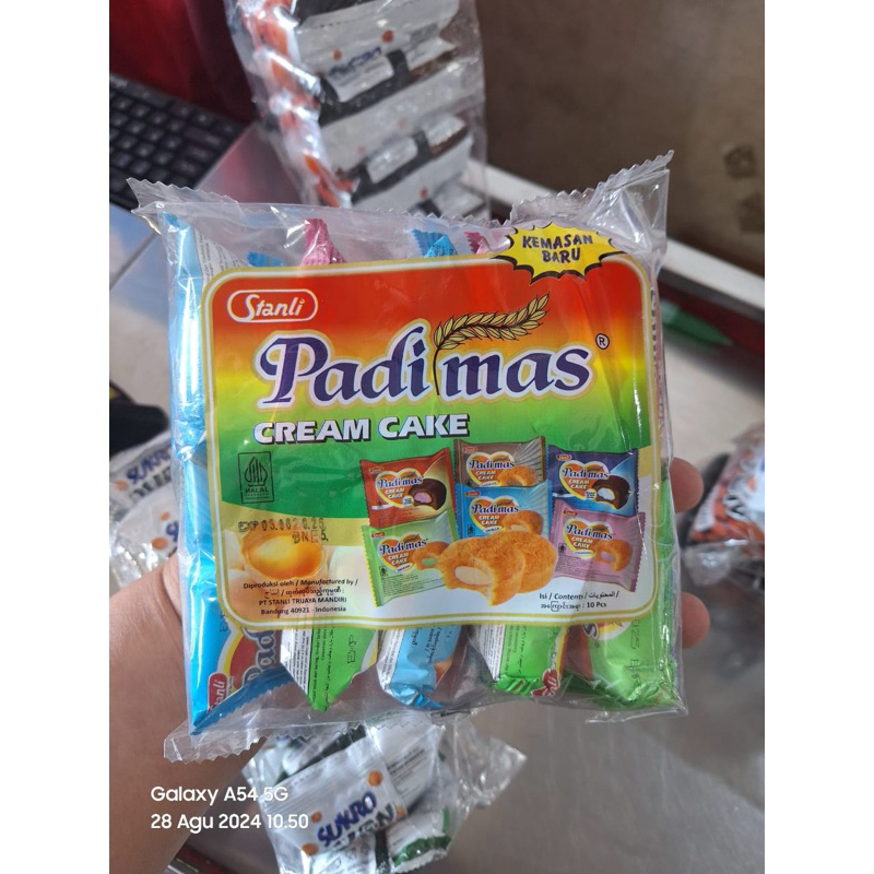 

Padi Mas Cream cake mix isi 10