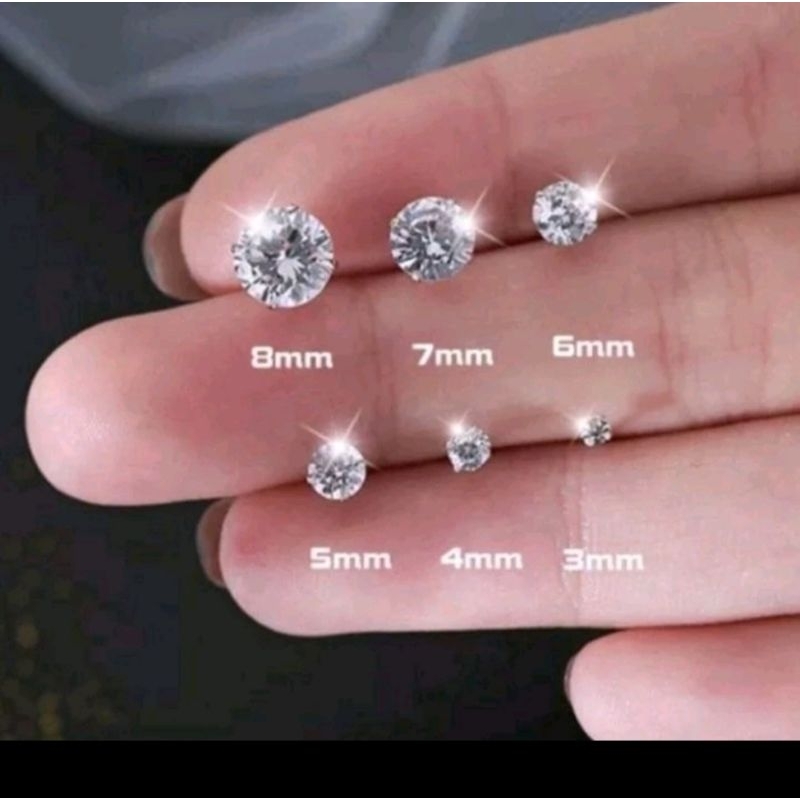 Anting Diamond Giwang Diamond Original Batu Diamond