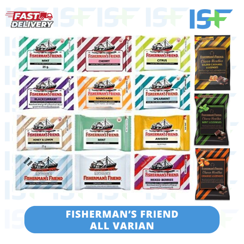

⭐ISF⭐Fisherman's Friend ALL VARIAN - 25 g / Permen Fisherman Pelega Tenggorokan Permen Gambar Kapal