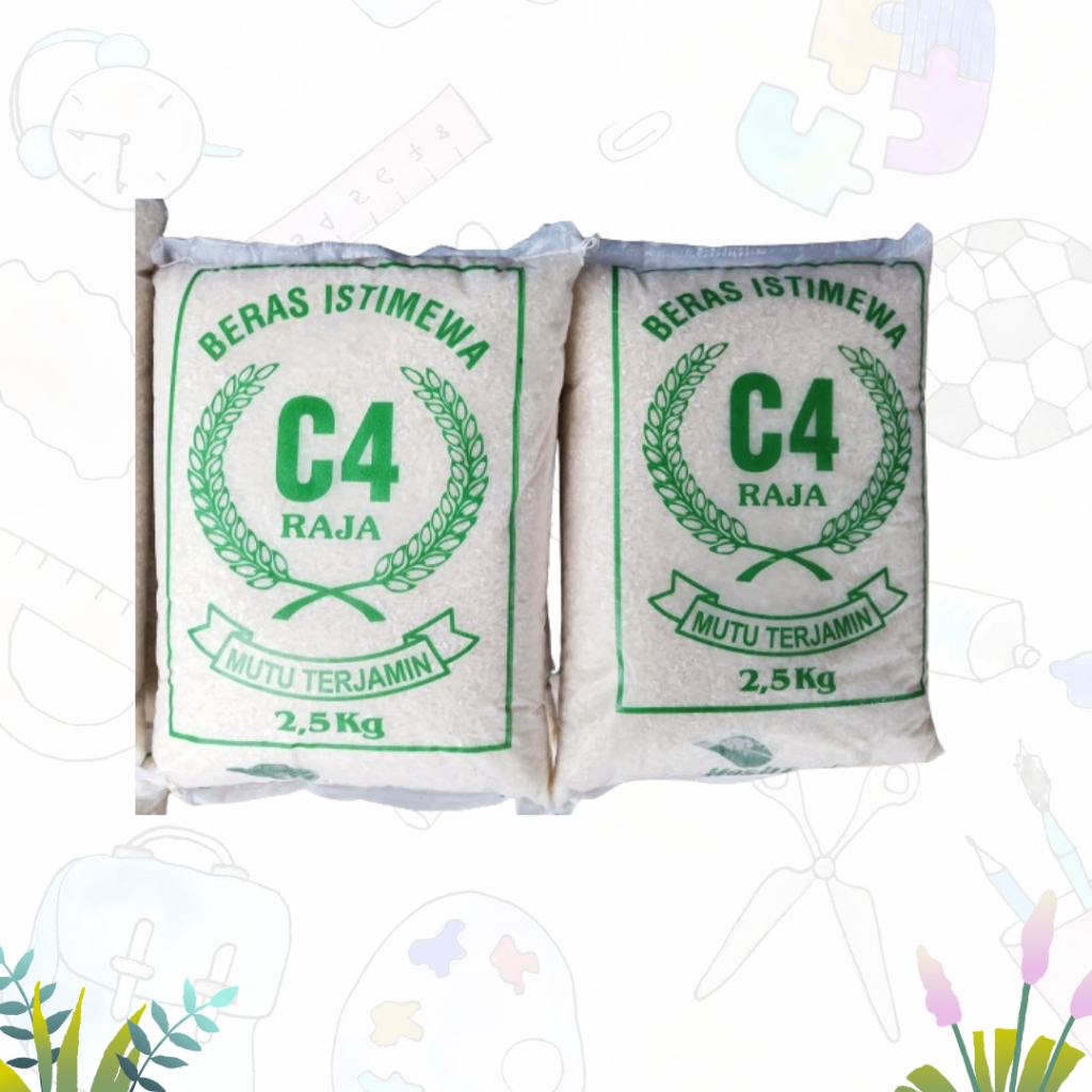 

BERAS PREMIUM C4 2.5kg (sablon)