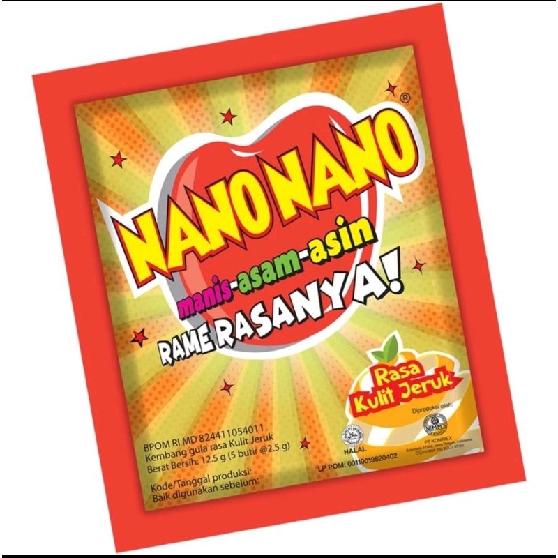 

NANO NANO MANIS ASAM ASIN 12.5 gr RASA KULIT JERUK ASAM JAWA