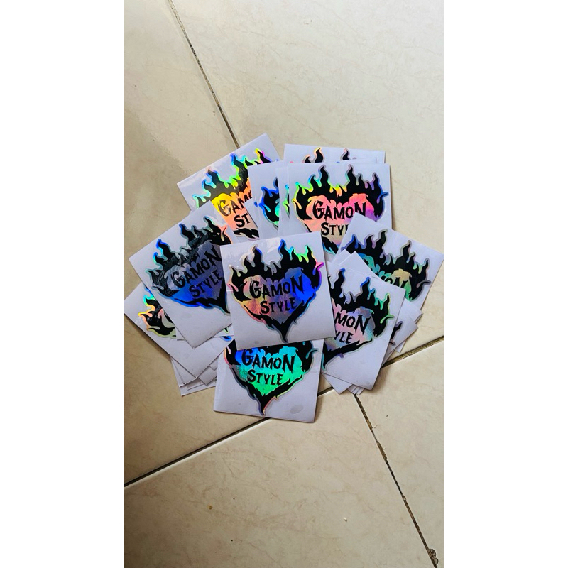 

Stiker GAMON STYLE Hologram ORIGINAL (Gagal Modif Hedon)