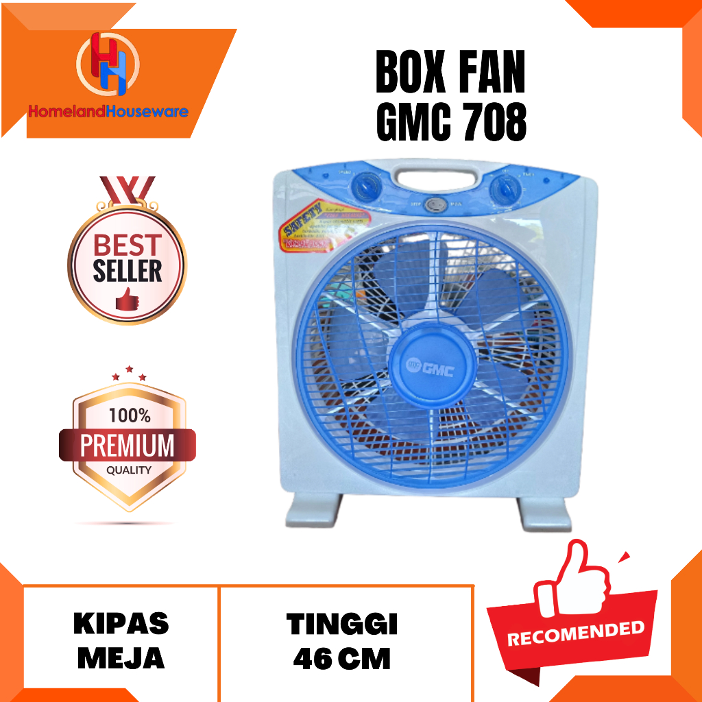 SIAP KIRIM-READY MADIUN/BOX FAN GMC 708/KIPAS ANGIN MEJA GMC 708/KIPAS ANGIN BOX MURAH GMC/KIPAS ANG