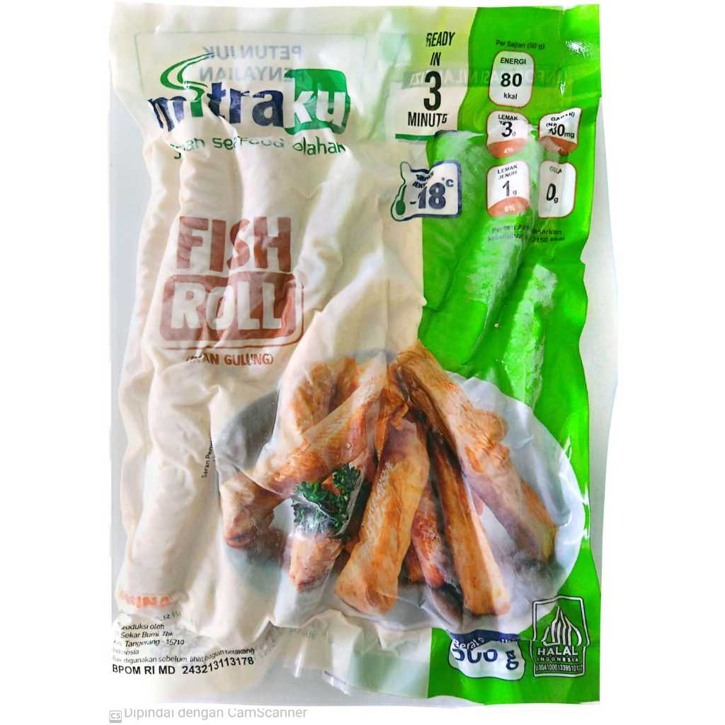 

✨ FSFF ✨ [instan] Mitraku Fish Roll 500g