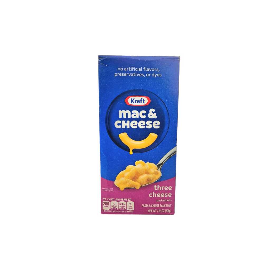 

Kraft Mac n Cheese Three Cheese Pasta