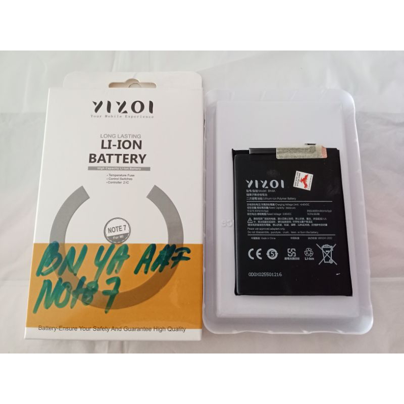 BATRAI XIAOMI REDMI NOTE 7/BN4A ORI MEREK YIZOI
