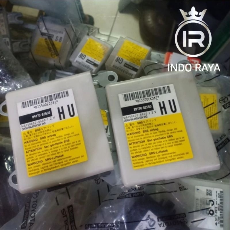 MODUL SRS AIRBAG TOYOTA AYLA AGYA ORIGINAL 89170-BZ550