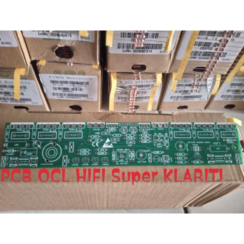 PCB OCL HIFI audio super clarity, BANDAR POWER