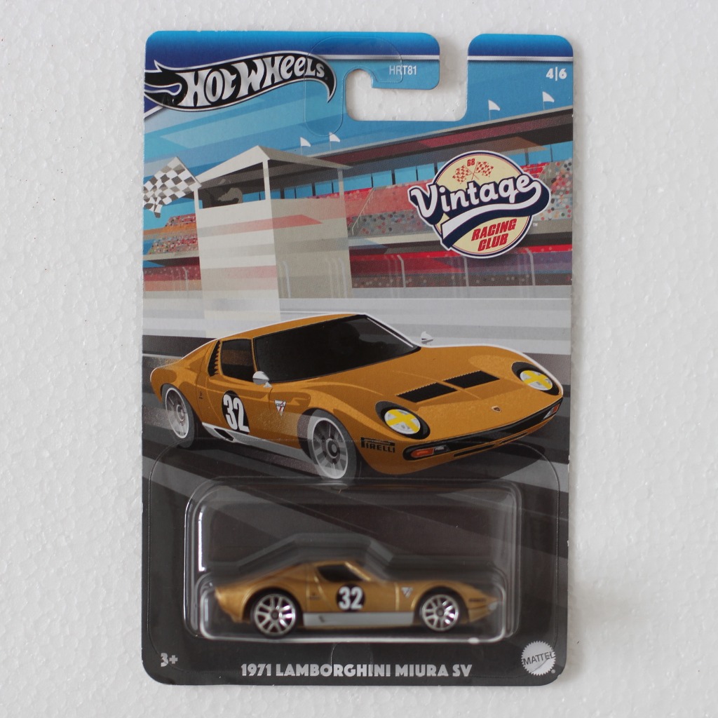 Hot Wheels Vintage Racing Club 1971 Lamborghini Miura SV