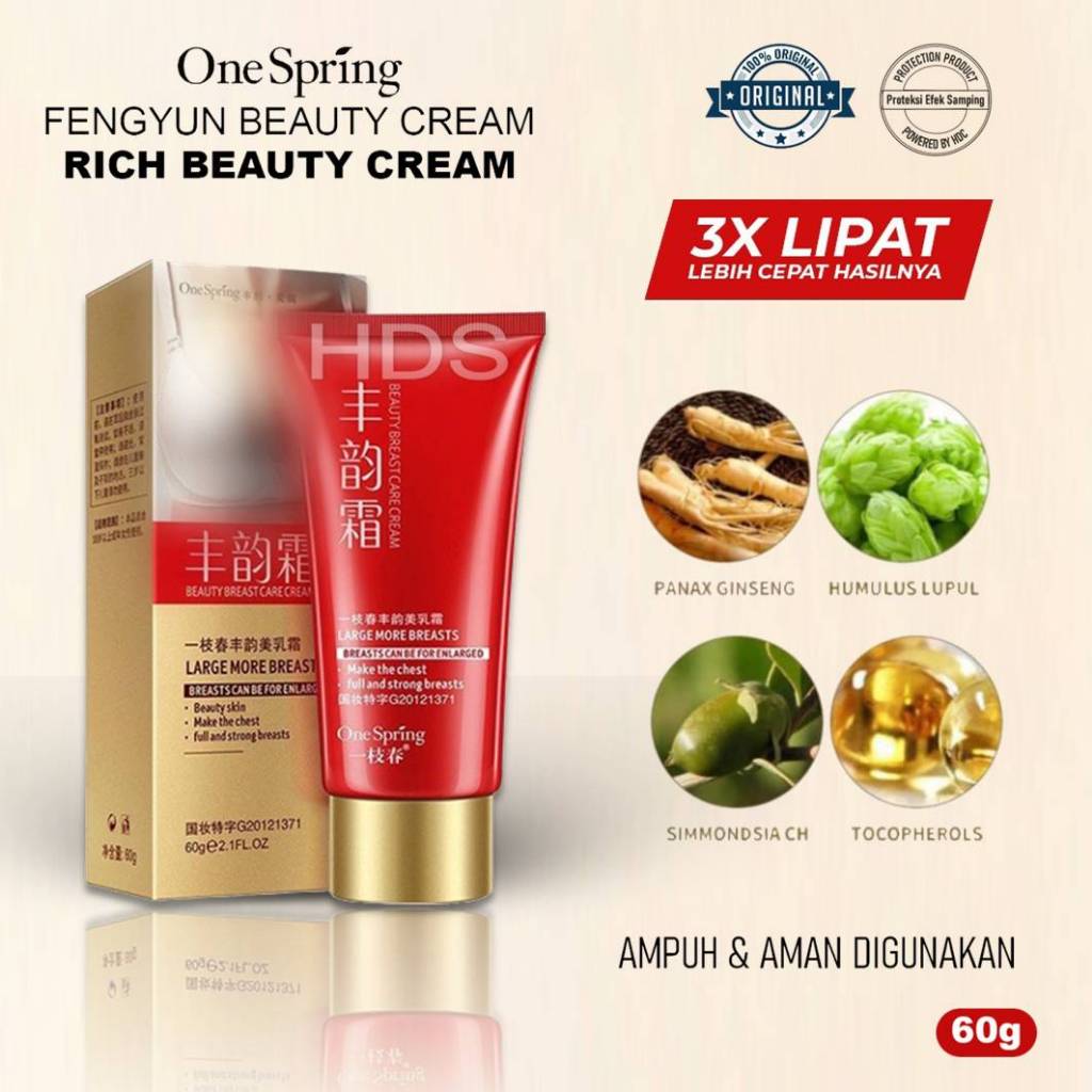 One Spring Breast Cream Krim Pembesar Pengencang Payudara Original Aman Ampuh