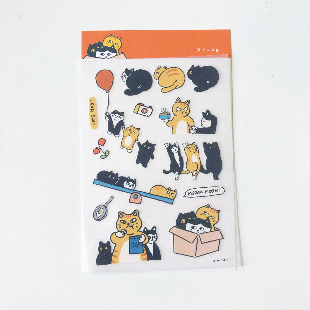 

Asobi Neko Sticker Sheet Series vol.3