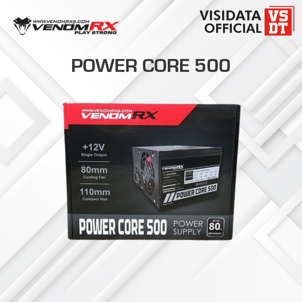 VenomRX Power Supply PSU Power Core 500 - 300 Watt