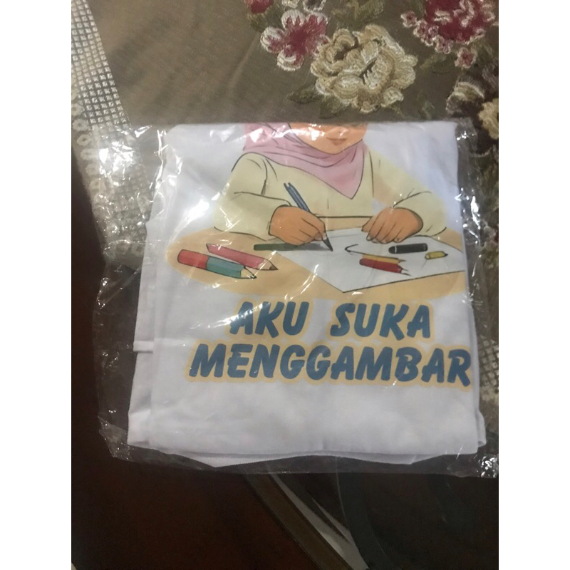 Kaos Anak Lengan Panjang Warna Putih