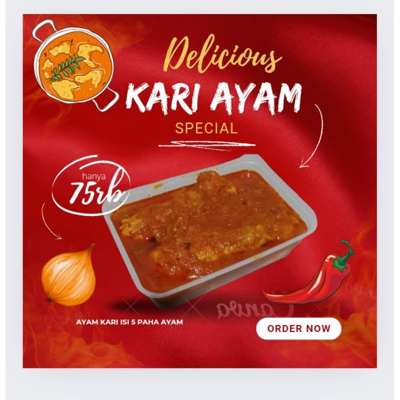 

kari ayam home made