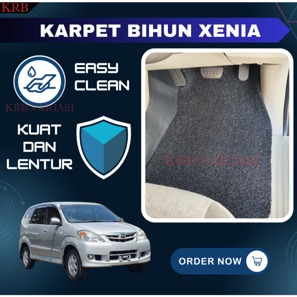 Karpet Lantai Bihun Mobil Bihun Daihatsu Xenia 2004 - 2011 Karpet Mie Xenia 2004 - 2011 Fullset