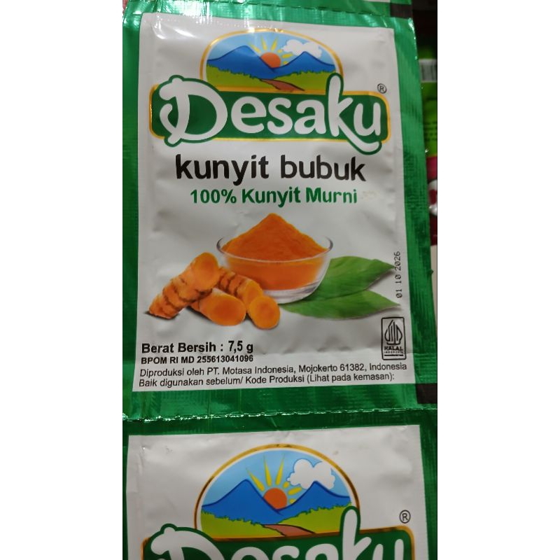 

kunyit bubuk desaQ per 4 pcs