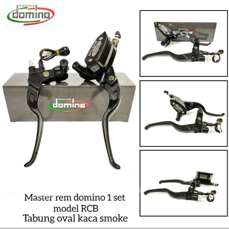 Master Rem Domino Original Tabung Oval 14mm (Copy RCB) - Universal untuk Motor Vario, Beat, CBR 150