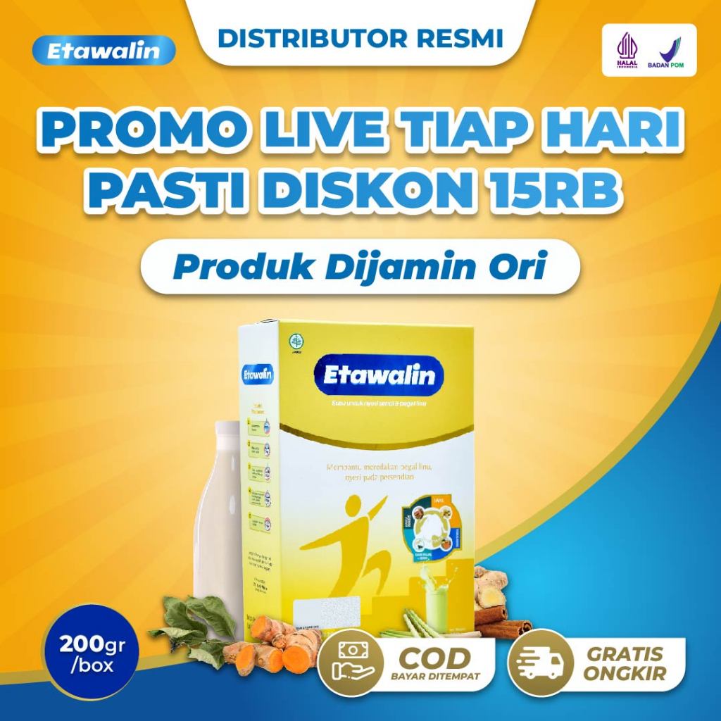 

Etawalin Susu Etawa Herbal Nyeri Sendi 1 Box Promo