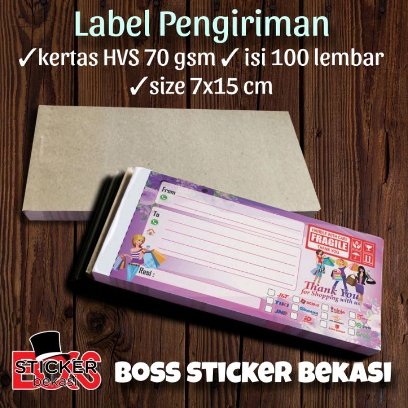 

ready✅✅0LABEL PENGIRIMAN ONLINE SHOP FC ISI 100/LABEL PENGIRIMAN OLSHOP MURAH ISI 100 CETAK