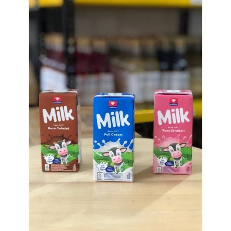 

susu milk uht 200 ml cokelat/fullcream