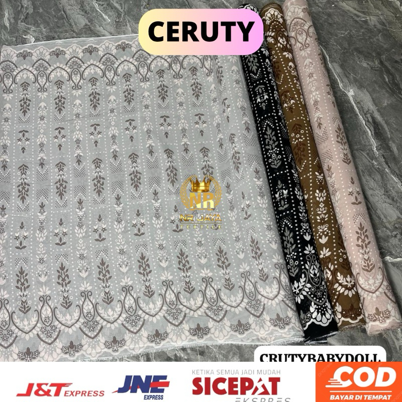 kain ceruti motif etnik premium meteran