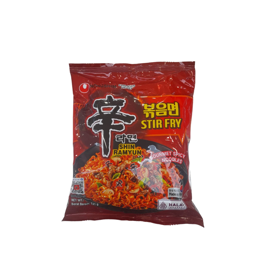 

Nongshim Stir Fry Shin Ramyun Spicy Noodles 131gr