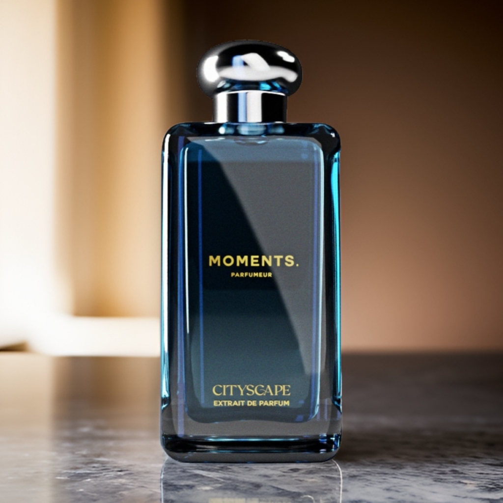 Moments Parfumeur - Cityscape - Tanpa Hardbox - Hanya Botol & isi Parfum - Extrait de Parfum