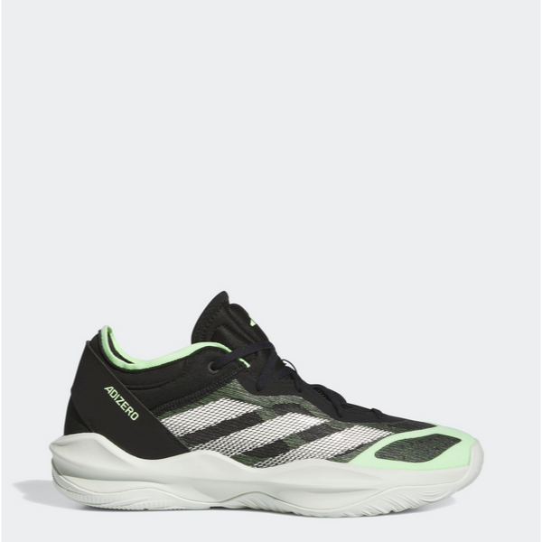 Sepatu Basket Pria Adizero Low Black Lime - IE7870