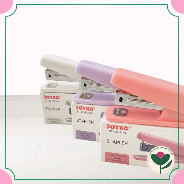 

Stapler polos minimalis simple warna pastel estetik staples MK1807