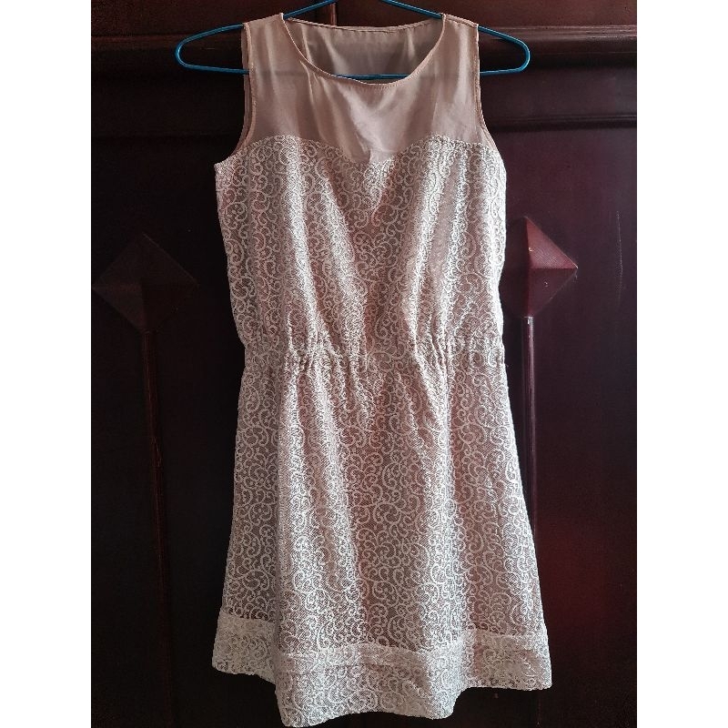 Dress renda pink