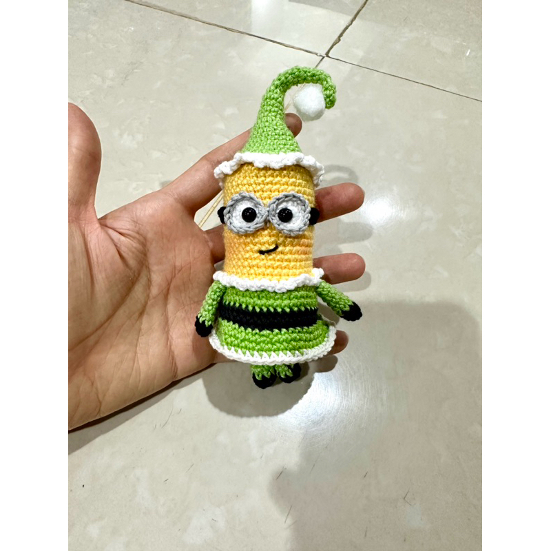 minion doll christmas elf